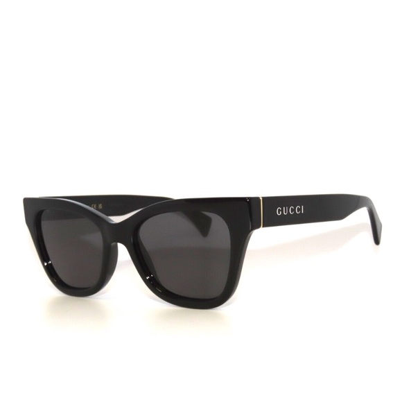 Gucci GG1133S 001 Black Gray Sunglasses 1133 - Picture 1 of 5